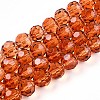 Baking Paint Transparent Glass Beads X1-DGLA-A035-T10mm-A04-1