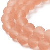 Transparent Glass Beads Strands EGLA-A034-T10mm-MD21-4
