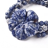 Natural Sodalite Multi-strand Stretch Bracelets BJEW-L672-A03-3