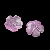 Dyed & Heated Gradient Color Glass Bead Cap GLAA-D307-01F-2