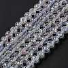 Electroplate Glass Bead Strands X-EGLA-R040-8mm-15-1