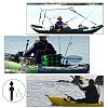 Kayak Deck Plastic Flush Mount Fishing Boat Rod Holders FIND-WH0057-01-7