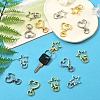 20Pcs 4 Styles Heart/Star Alloy Swivel Clasps FIND-YW0005-60-7