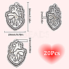20PCS Alloy Pendants TIBE-SC0009-23-2