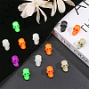 CHGCRAFT 120Pcs 6 Colors Halloween Plastic Beads KY-CA0001-46-4