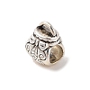Tibetan Style Alloy European Beads TIBE-Q090-69AS-2