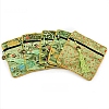 Chinese Brocade Tassel Zipper Jewelry Bag Gift Pouch ABAG-WH0005-46K-1