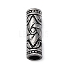 304 Stainless Steel Glossy European Beads STAS-S171-08AS-1