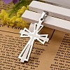 Tarnish Resistant 304 Stainless Steel Pendants STAS-F143-12P-1