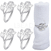 16Pcs Christmas Theme Alloy Napkin Rings AJEW-GF0013-16P-7