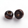 Dyed Natural Wood Beads X-WOOD-S614-1-LF-2