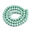Electroplate Glass Beads Strands EGLA-A034-P4mm-A20-2