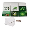 Saint Patrick's Day Rectangle Paper Greeting Card AJEW-D060-01B-1