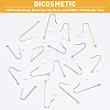 160Pcs 4 Style 316 Surgical Stainless Steel Earring Hooks STAS-DC0011-39-4