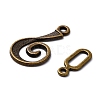 Tibetan Style Alloy Hook Clasps MLF5077Y-NF-2