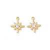 Brass Micro Pave Cubic Zirconia Pendants KK-Z136-43B-G-1