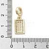 Brass Cubic Zirconia Pendants KK-M275-64G-3
