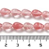 Cherry Quartz Glass Beads Strands G-B106-A01-01-5