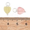 Natural & Synthetic Mixed Gemstone Pendants PALLOY-JF05586-02-3
