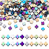 200Pcs 10 Colors Electroplated Synthetic Non-magnetic Hematite Beads G-TA0002-10-1