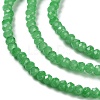 Baking Paint Imitation Jade Glass Bead Strands DGLA-A034-J2MM-A10-3