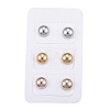 304 Stainless Steel Ear Studs EJEW-G210-01-1