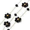 Handmade 304 Stainless Steel Beaded Chains CHS-L031-08G-03-1