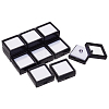 Square Plastic Loose Diamond Display Boxes CON-WH0092-61B-02-1