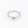 40Pcs 316L Surgical Stainless Steel Rhinestone Hoop Nose Rings AJEW-P001-05-2