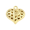 Hollow Brass Pendants for Valentine's Day KK-M289-03P-G-1