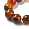Natural Multi-Color Agate Beads Strands G-A261-B05-14mm-4