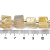Electroplated Natural Quartz Beads Strands G-G767-02-23-2