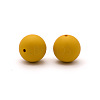 Round Food Grade Eco-Friendly Silicone Beads SI-JX0066A-55-1