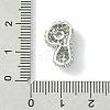 Rack Plating Brass Clear Cubic Zirconia Pendants KK-S378-01P-P-3