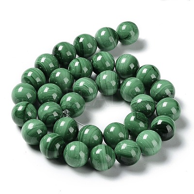 Natural Malachite Beads Strands G-F571-27AB1-5mm-1