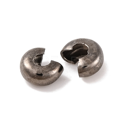 Iron Crimp Beads Covers IFIN-H029-B-1