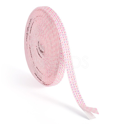3 Yards Resin Self Adhesive Sewing Trim Hotfix Rhinestone Tape DIY-TA0013-15D-1