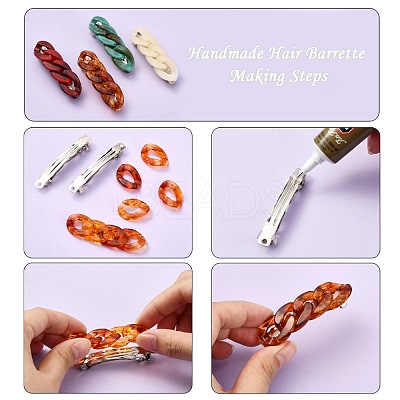 Iron Hair Barrette Findings IFIN-L037-010P-1