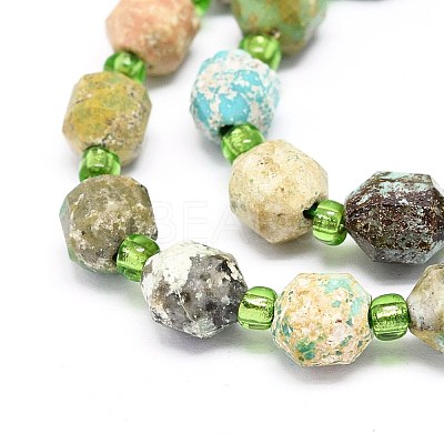 Natural Turquoise Beads Strands G-O201B-38-1
