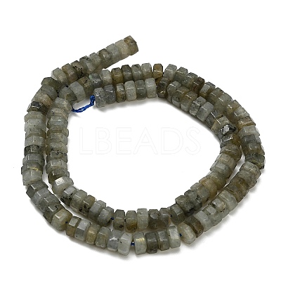 Natural Labradorite Beads Strands G-G317-A10-3x6mm-1