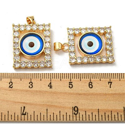 Golden Brass Pendants KK-L209-006G-04-1