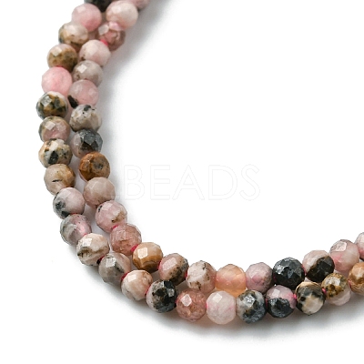 Natural Argentina Rhodonite Beads Strands G-M399-01A-1