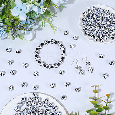 200Pcs Acrylic Beads OACR-PA0001-66B-1