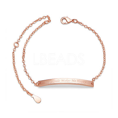 Brass Inspirational ID Bracelets JB541B-1