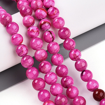 Natural Persian Jade Beads Strands G-A255-A02-01C-1