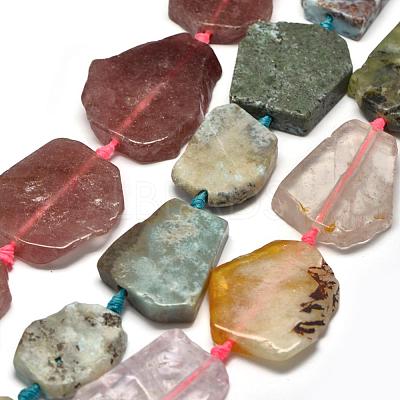 Natural Mixed Stone Beads Strands G-E401-H-1