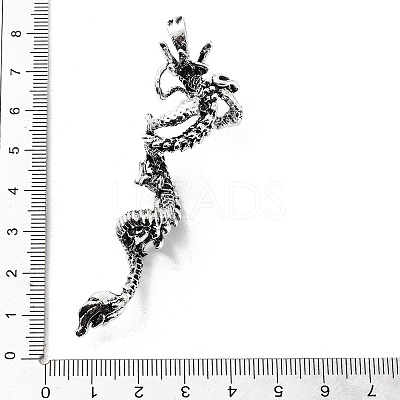 Tibetan Style Alloy Pendants TIBE-L012-039AS-09-1