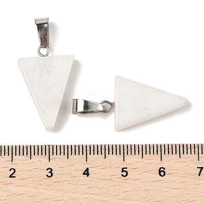 Natural White Jade Pendants G-B127-04P-05-1