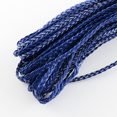 Braided Imitation Leather Cords LC-S002-5mm-07-1