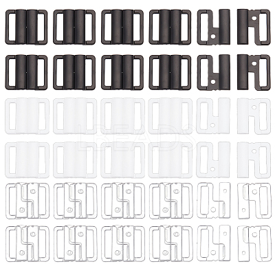 30Pcs 3 Colors Plastic Bikini Clips FIND-AR0006-50-1